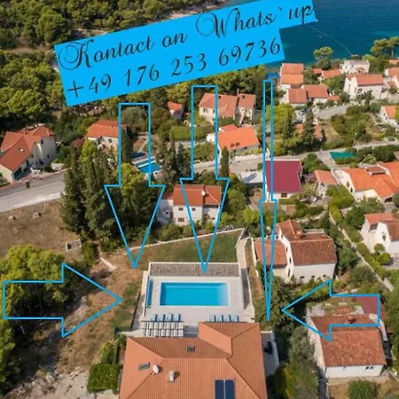 빌라 With Pool In A Beautiful Bay On Island Hvar *
